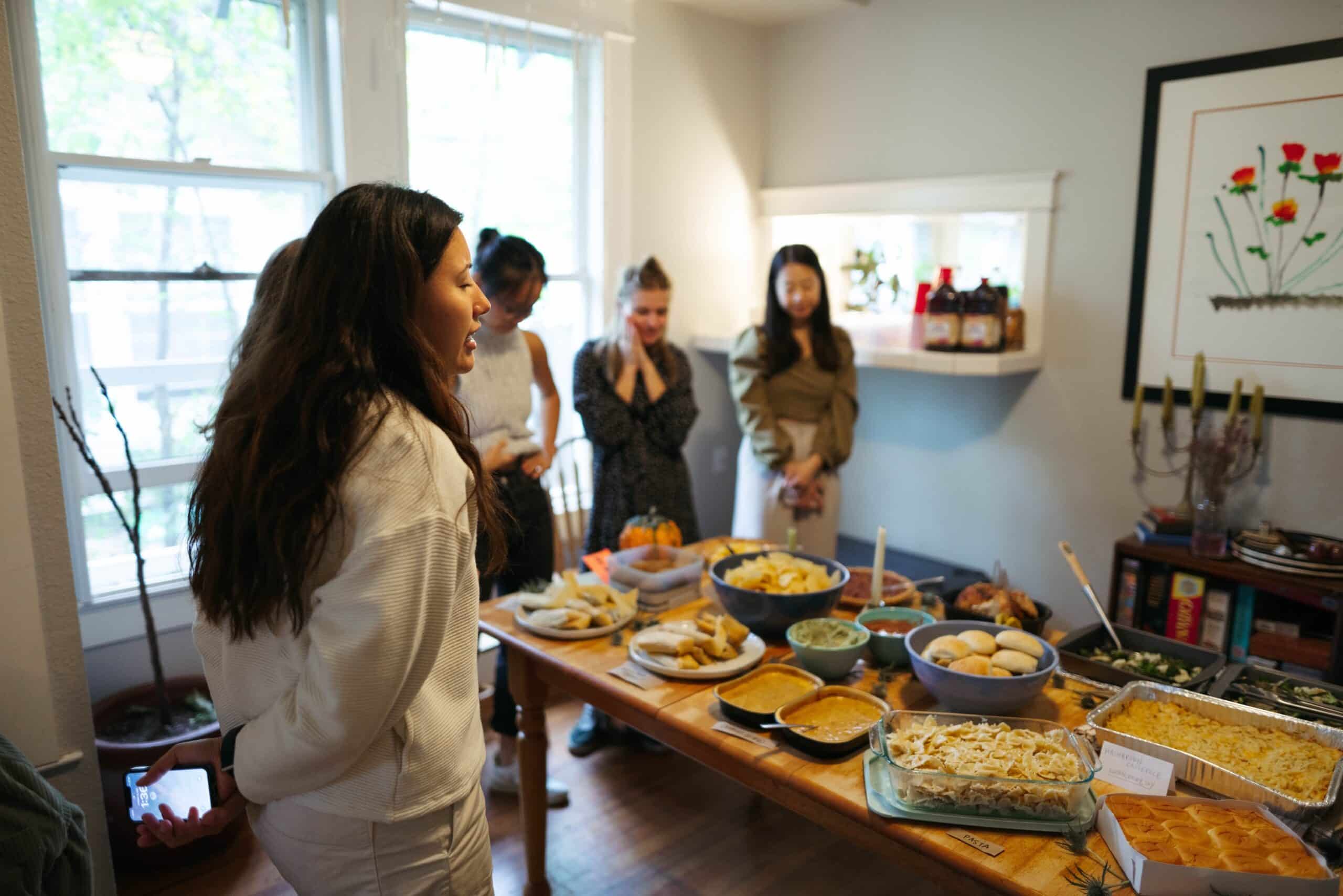 College Easter Dinner>